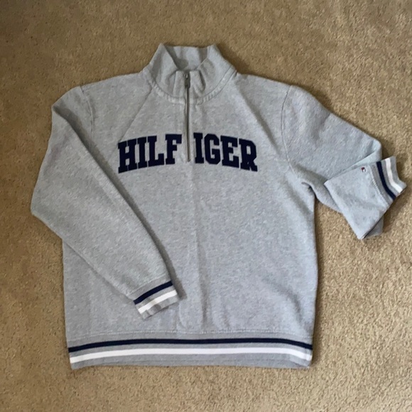 Tommy Hilfiger Half Zip Hoodie - Picture 3 of 6